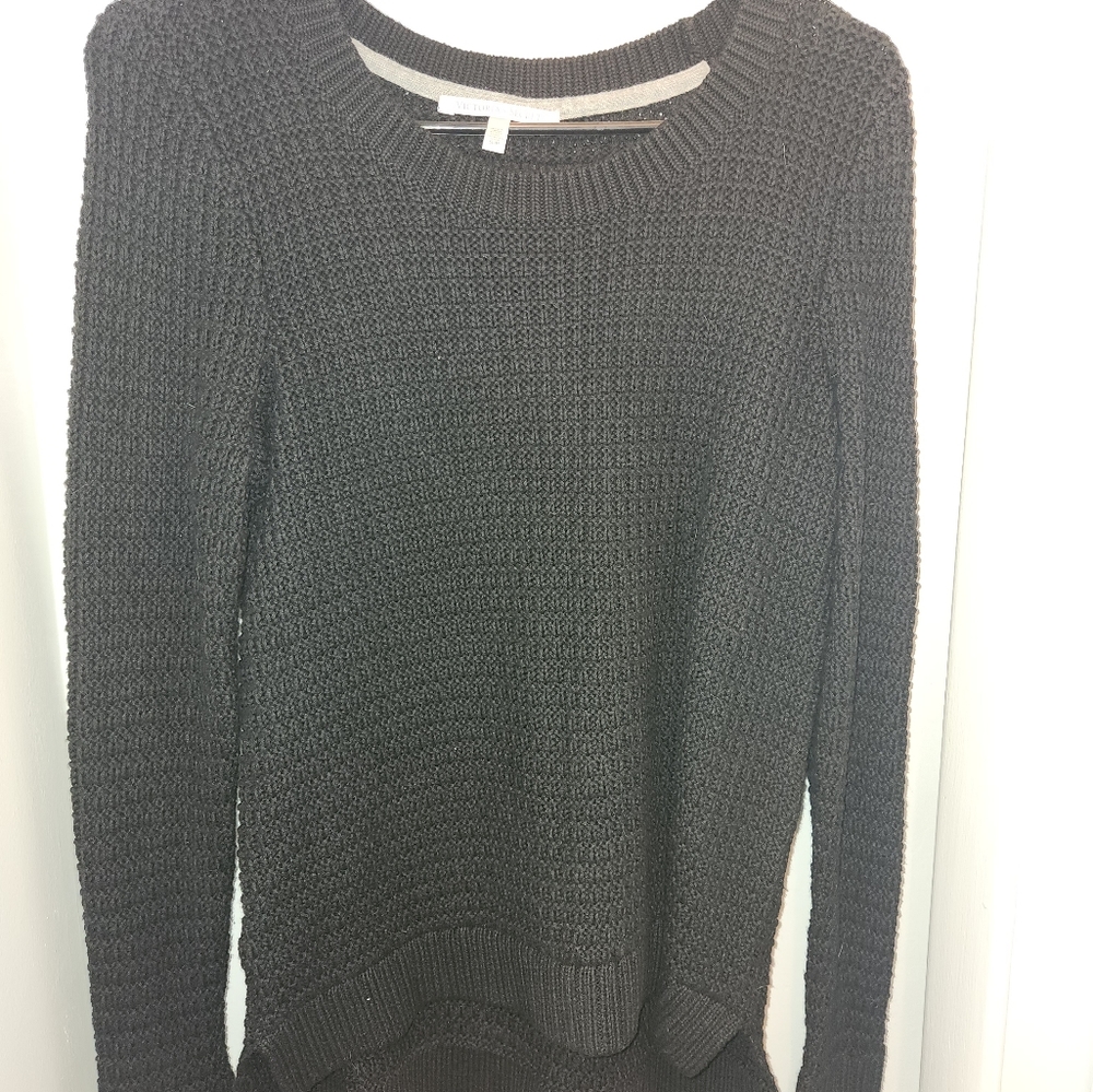 Black knit sweater